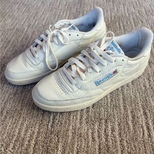 Reebok White Athletic Shoes